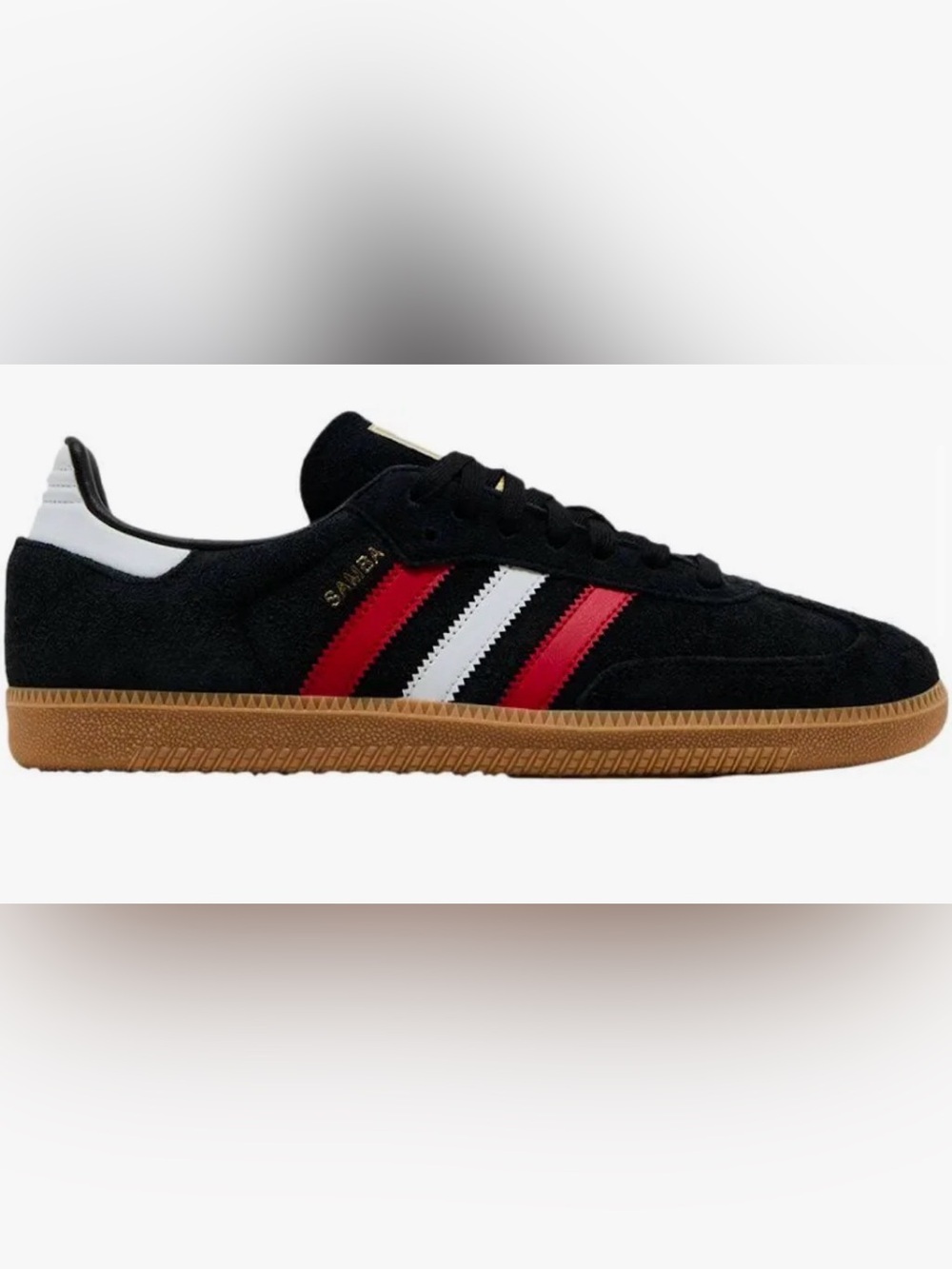 Adidas Samba OG 'Black White Scarlet' | Men's Size 12-replace box - Picture 2 of 3